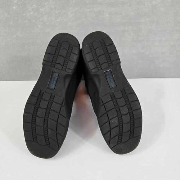 Women's Black Mid-Calf Fur Lined Zipper Boots - Medium - Picture 8 of 10